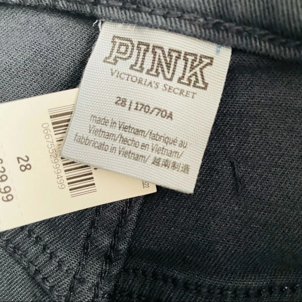 VS pink high waisted cut off shorts size 25 new - Picture 4 of 4